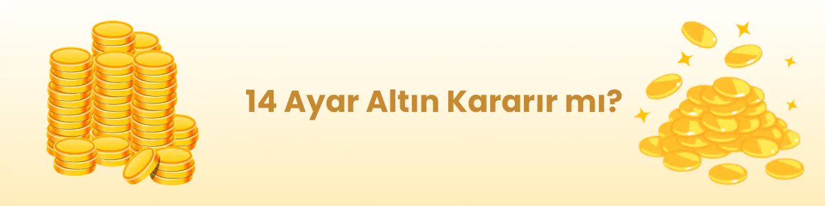 14 ayar altın kararır mı?
