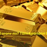 Altın kararır mı?